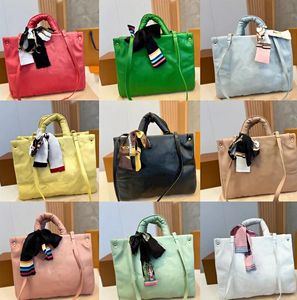 Designer-Marken-Einkaufstaschen, einfarbig, weich, hohe Kapazität, Damen-Tragetaschen, klassische Prägung, modisch, mehrfarbig, schlicht, Damen-Eleganz-Handtasche, Einzel-Umhängetasche