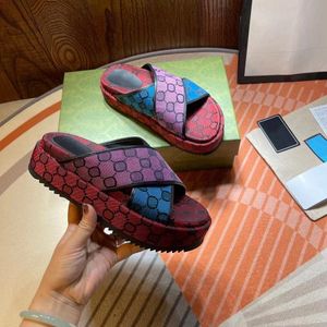 Designer Slipper Luxury Women Sandals Brand Slides Fashion Slippers Lady Slide Thick Bottom Design Casual Shoes Sneakers by 1978 005