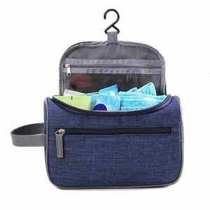 Cosmetic Bags & Cases Casual Men Hanging Toiletry Bag Women Big Travel Make Up Zipper Makeup Organizer Storage Pouch Wash Kit Bath Box