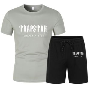 Trapstar Tracksuit Trapstar Brand Designer Basketball Tracksuit Set Men T Shirt Shorts Set Summer Sportswear Jogging Pants Streetwear Harajuku Tops Tshirt 373