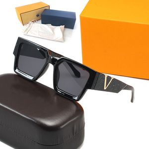 6200 Högkvalitativt varumärke Kvinna Solglasögon Imitation Luxury Men Sun Glasögon UV SKYDD Män designer Eyeglass Gradient Fashion Women Spectakles With Box