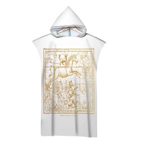 12 S Seria Tarot Cape Hooded Bath S niestandardowa szata na plażę mikrofibry Poncho surf