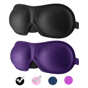 Eye Mask for Sleeping D Contoured Cup Blindfold Concave Molded Night Sleep Mask Block Out Light With Women Men Travel Eyepatch CX220516