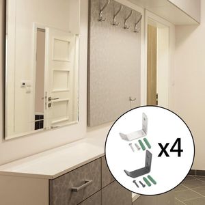 Hooks & Rails 4 Pack Stainless Steel Robe Towel Heavy-Duty Waterproof Rustproof Coat Hook For Bathroom And Kitchen- Wall Mounted