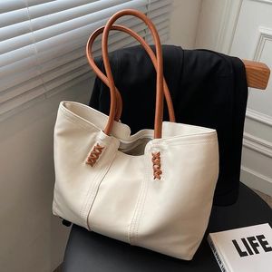 Borse da sera Borsa da donna grande di marca ad alta capacità 2022 Borsa a tracolla di design di lusso Borse in pelle PU Shopper Borsa con manico superioreSera