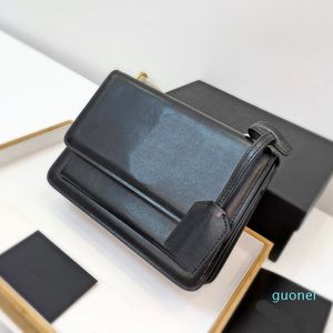 Designer di lusso classico tramonto borsa moda pelle a conchiglia catena tracolla messenger confezione regalo portatile all'ingrosso 2022