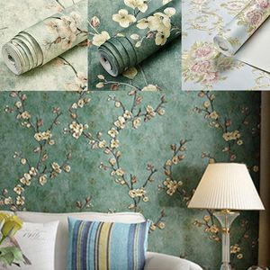 Wallpapers Non-woven Fine-pressed Wallpaper Self-adhesive Stickers Bedroom TV Background Wall Sticker Home DecorWallpapers