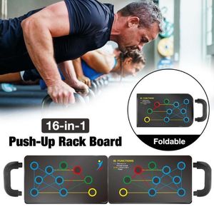 16-in-1 Push Up Board Rack With Handle Fitness Push-up Body Building Stands For GYM Exercise Tools