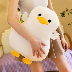 New Hug Fat Duck Doll Peluche Creativo Carino Little White Duck Placare Dolls Regalo di compleanno