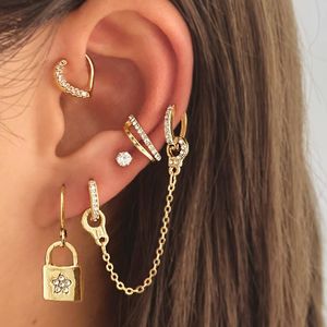 Klipp på skruvstödet Broskkonch Fake Utan Piercing Cuff Earring Earcuff Wrap Rock No Women Crystal Clip Ear JustAblebleClip-On