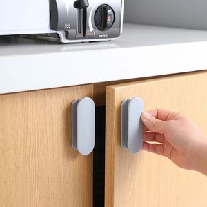 Sublimation Hooks 2pcs Furniture Handles Window Knobs Pull Drawer Handle Kitchen Bathroom Furniture Cabinets Cupboard Punch-free Sticking Type