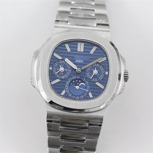 ZF Montre de luxe uomo Orologi 40x11mm 324 movimento meccanico automatico cassa in acciaio Fase con data e luna orologio di lusso Orologi da polso