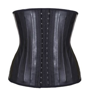 Latex Waist Trainer Corset Belly Slim Belt Body Shaper Modeling Strap 25 Steel Boned Waist Cincher Gaine amincissante 220720