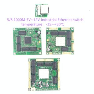 8port GIGABit switch10 100 1000M 5 port gigabit Ethernet switch integrated module DC 5V 12V 1A-3A IN Industrial Ethernet switch