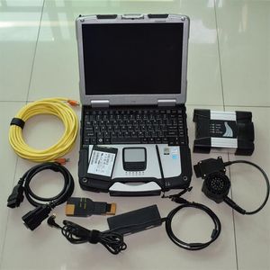 Computadora Portátil De Diagnóstico Para Computadoras al por mayor-Interfaz de herramienta de diagnóstico BMW ICOM SIGUIENTE SSD GB Super velocidad con computadora CF30 G laptop Touch para