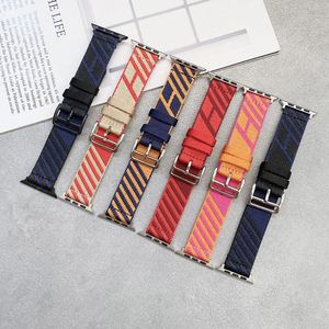 Braided Loop For Apple watch straps band 44mm 40mm 38mm 42mm FABRIC Nylon Elastic belt bracelet iWatch series 3 4 5 se 6 strap