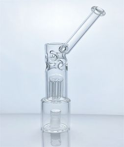 Borosilikatglas vattenpipa vapexhale hydratube 1 tree perc skapar mjuk och fyllig ånga för förångaren (GB-428)