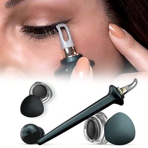 2022 Ny 1 Set Eyeliner Guide Tools Easy No-Skip Eyeliner Gel återanvändbar silikonborste för skakiga händer Börjare smink