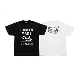 Made Human Swimming Duck Back Yuanbao Bambus-Baumwoll-Kurzarm-T-Shirt für Herren und Damen