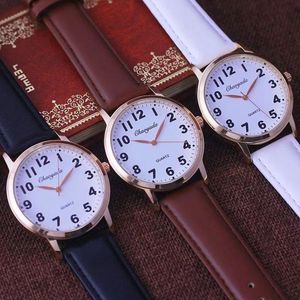 Luxury womens watches Simple casual digital ladies belt watch student middle-aged and elderly quartz waterproof electronic trend watch gsedg