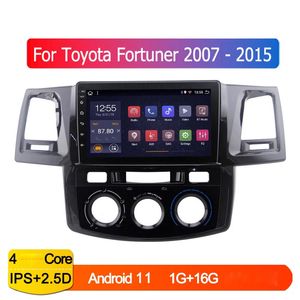 Toyota Fortuner Hulix 2007-2015 용 자동차 멀티미디어 비디오 플레이어 탐색 GPS Android 10 지원 DVR OBD2 TPMS TLM007