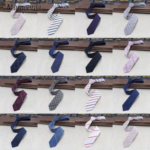 Bow Ties Matagorda erkekler pamuk ve keten kravatın dar versiyonu 6cm profesyonel resmi Babanın Hediyesi Neckwear gravatabow eme