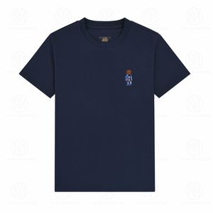 Polos ayı tişört toptan tasarımcı yüksek kaliteli% 100 pamuklu ayı tişört kısa kollu tee lüks moda çok yönlü gömlekler ABD 388