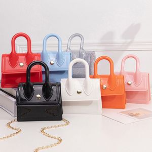 Cute Mini Handbags Silicon Cross Body Coin Candy Purse Messenger Bag for Little Girls Toddler Kids