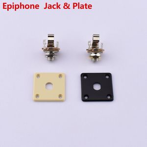 Output Jack And Plastic Plate For Electric Guitar