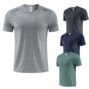 Men Sport Tshirts skriver ut snabb torr träning Tennis Soccer Kort ärm Casual utomhus fitness tee manlig gymnastikskjortor 220618