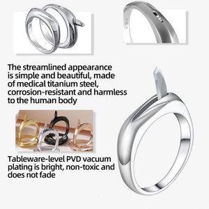 Tillbehör Självdesigners Steel Defense Ring Personliga smycken Herrkvinnor Emergency Wolf Brass S HYGT265C