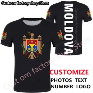 MOLDAWIEN t-shirt diy freies nach maß name anzahl Männer T-shirt Kurzarm T-shirt Lose O hals Sommer Herren kleidung 220620