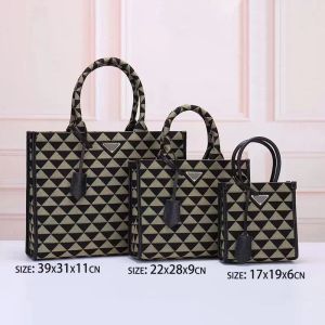 Geborduurde stoffen tas BA356 BA354 BA355 Handtas Designer Bags Woman Top Kwaliteit Winkelzak Classic Tote Backpack Handtassen