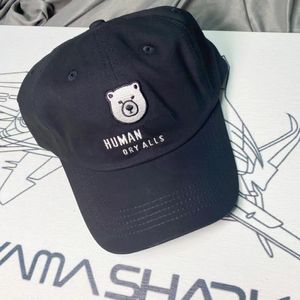 Japanese Fashion Ball Caps Human Brand Embroidered Animal Duck Dog Bear Baseball Cap Men and Women Couple Hats