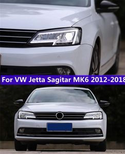 Lâmpada de cabeça para vw jetta sagitar mk6 faróis led 2012-18 led farol drl sinal lente do projetor acessórios automóveis
