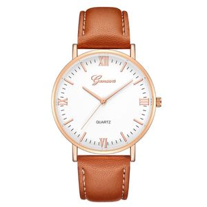 WRISTWATCHES Geneva Mens Watches Analogiczna stal nierdzewna kwarc kwarcowy sukienka zegar damski Montre Hommewristwatcheswristwatches