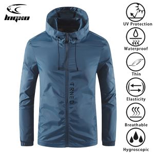 LNGXO UPF50 Sun Protection Unisex Camping Hiking Jacket Windbreaker Breathable Jacket Fishing Outdoor Quick Dry Thin Coat 220516