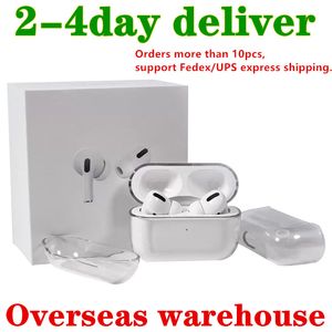 For  pro air pods 3 Headset Accessories airpod 2 Solid Transparent TPU Silicone Cute Protective Headphone Cover Apple Wireless Charging Box airpod pros Case