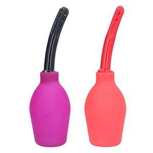 Storage Bags Plastic Shoes Bag Travel Portable Silicone Anal Douche Enema Bulb Irrigator Ball Anus Cleaning Tool ForStorage StorageStorage