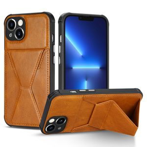 Wholesale iphone wrist holder resale online - Wrist Strap Stand Holder Card Slot PU Leather Shockproof Phone Cases for iPhone Pro Max Mini XR XS X s G Plus Note S22 Ultra A23 A53 A03S Back Case Cover