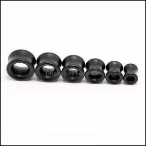 Body Arts Black Western Hollow Wood Ear Plugs Tunnels Fashionable Expander Piercing Jewellery for Men and Women D TopScissors DHVGS