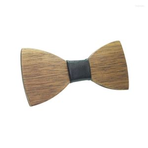 Bow Ties 2022 Fashion Children Boys Wooden Kids Bowties Butterfly Cravat Wood Tie Bowtie Fier22