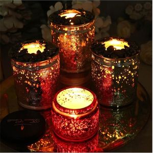 Iron Art Candle Cover Heatresant Antiwall Zastosuj do pachnącego świecy Znakomita metalowa okładka wewnętrzna pokrywka T200319