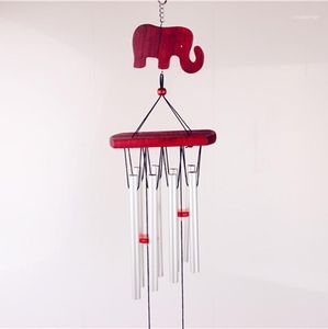 Decorações de Natal 2022 Metal Tipe Wind Wind Bell Seagull Elephant Wooden Handmade