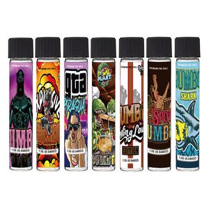 Gumbo moonrock Pre roll glass tube bottle King size 115mm blunt doob tubes children proof preroll packaging