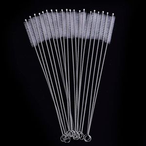 175mm Guide Stainless Steel Bottle Spiral Soft Hair Straw Brush