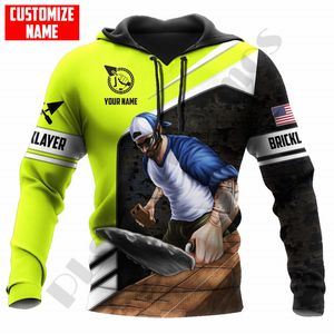 PLstar Cosmos 3DPrinted est Muratore Regalo Nome personalizzato Unico Hrajuku Streetwear Unisex Felpe con cappuccio casual Felpa con zip Style1 220713