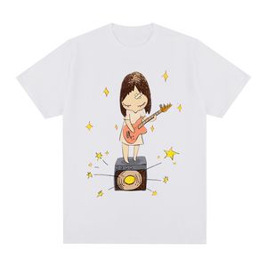 Herr tshirts yoshitomo nara gitarr sommar tshirt bomull män t shirt tee tshirt kvinnor 230206