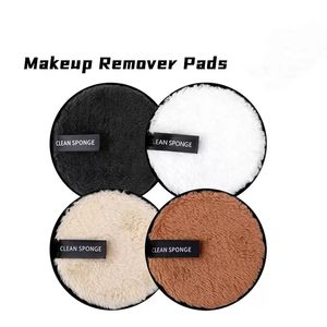 Soft Cotton Makeup Remover Pads Reusable Microfiber Face Cleaning Towel Washable Lazy Powder Sponge Puff Skin Care Too