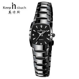Keep in Kontakt Square Women Watchs Quartz Watch Women Luxus Kleid Armband Damen Watch Reloj Mujer Montre Femme 201123